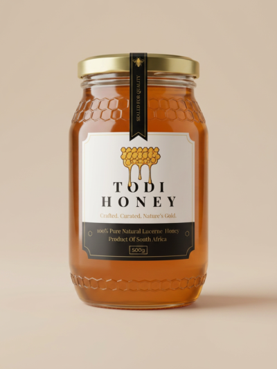 Raw Honey Glass Jars 500g